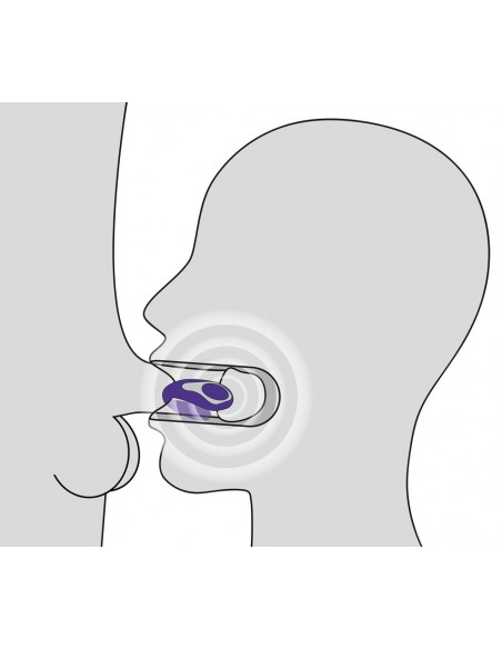 Stymulator dla Par Blow Job Vibe Purple - Stymulatory i wibratory dla par - 7