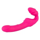 Wibrator strap-on bez uprzęży Vibrating Strapless Strap-on 2 – silikon z powłoką PU, 9 trybów wibracji, długość 21,8 cm - 1