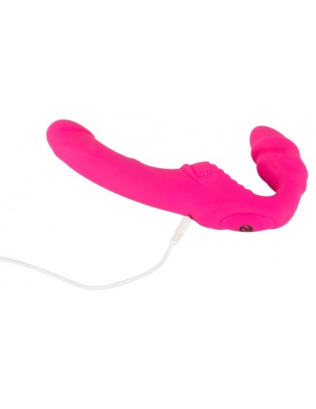 Penis Z Wibracjami Vibrating Strapless Strap-On 2 - Strap-ony, dilda na pasku z wibracją - 7