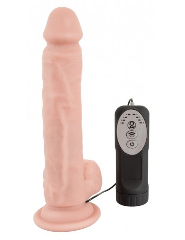 Realistyczny wibrator CYBERSKÓRA Medical Silicone Thrusting Vib - Wibratory z cyberskóry - 5