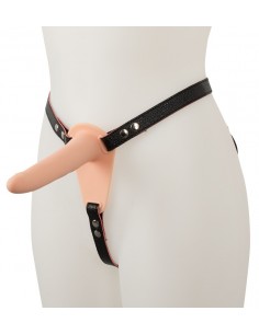 Penis Z Wibrajami Na Pasku Vibrating Strap-On - Strap-ony, dilda na pasku z wibracją - 1