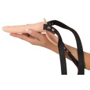 Vibrating Strap-On ORION – regulowany pas z wibracją i wyjmowanym wibrobulletem, 10 trybów, korpus silikonowy 15,7 cm - 5