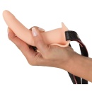 Vibrating Strap-On ORION – regulowany pas z wibracją i wyjmowanym wibrobulletem, 10 trybów, korpus silikonowy 15,7 cm - 6