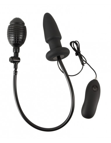 Wibrujący korek analny Inflatable vibrating butt plug - Kulki i korki analne wibrujące - 3