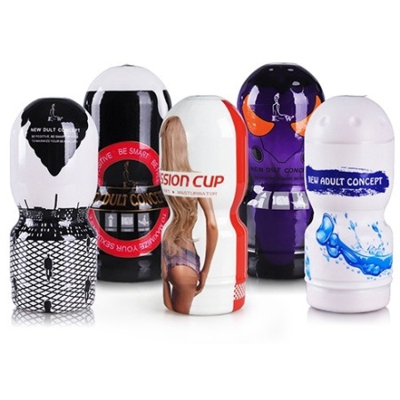 Masturbator Passion Cup Vagina 02 - silikonowa wkładka z wypustkami, masażem i efektem ssania - 2