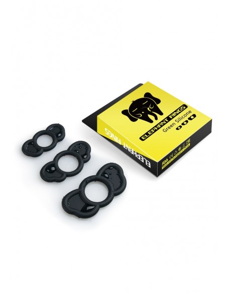 Zestaw pierścieni erekcyjnych - Cock Ring - Pierścienie erekcyjne niewibrujące - 2