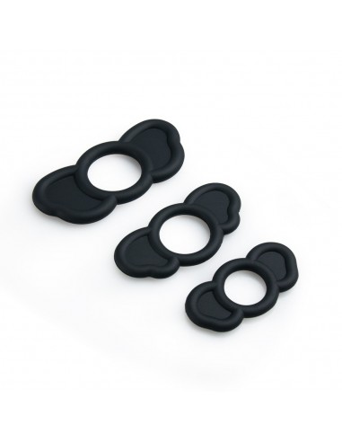 Zestaw pierścieni erekcyjnych - Cock Ring - Pierścienie erekcyjne niewibrujące - 1