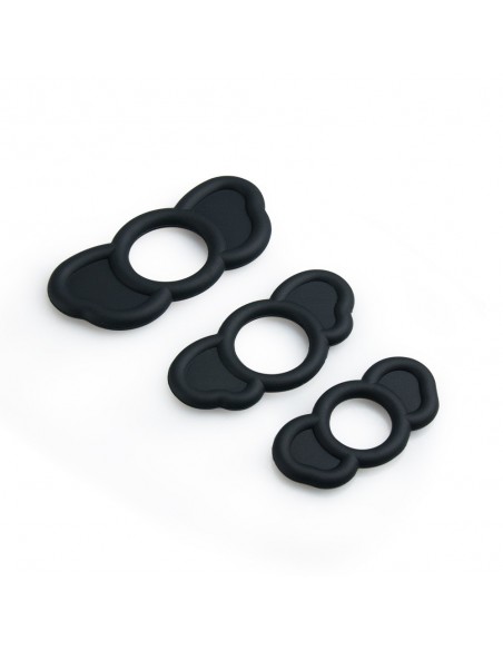 Zestaw pierścieni erekcyjnych - Cock Ring - Pierścienie erekcyjne niewibrujące - 1