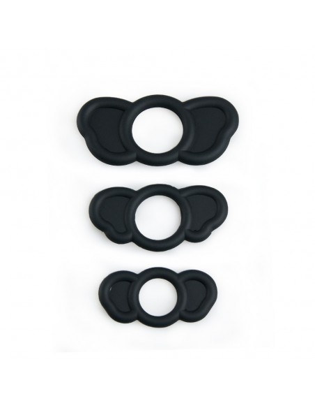 Zestaw pierścieni erekcyjnych - Cock Ring - Pierścienie erekcyjne niewibrujące - 7