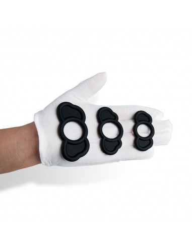 Zestaw pierścieni erekcyjnych - Cock Ring - Pierścienie erekcyjne niewibrujące - 10