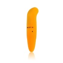Wibrator do stymulacji punktu G Mini G Spot Orange - zakrzywiony, cichy, 12 cm, średnica 2,5 cm - 1