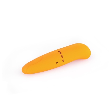 Wibrator do stymulacji punktu G Mini G Spot Orange - zakrzywiony, cichy, 12 cm, średnica 2,5 cm - 3