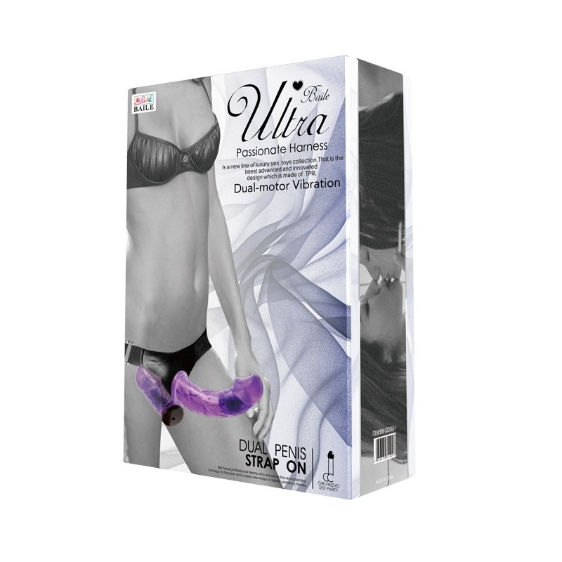 Strap-on Ultra Passionate Harness Dual-motor Vibration - 8