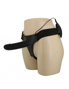 Wibrator Na Pasku Vito Vibratin Hollow Strap-On 6,8 Inch - Strap-ony, dilda na pasku z wibracją - 1 2