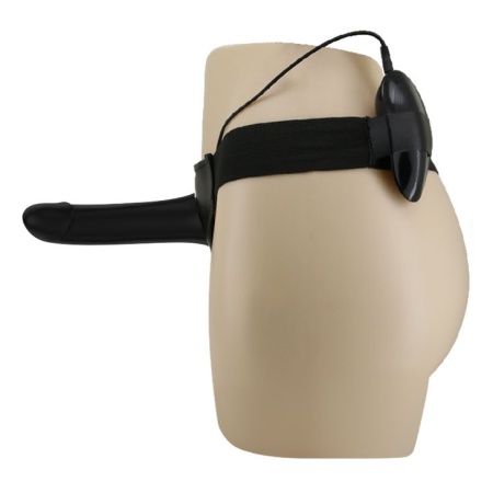 Strap-on Vito z regulowanym pasem, wibrujący, silikonowy, 17,3 cm - 3