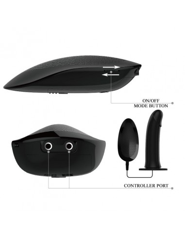 Wibrator Na Pasku Vito Vibratin Hollow Strap-On 6,8 Inch - Strap-ony, dilda na pasku z wibracją - 6