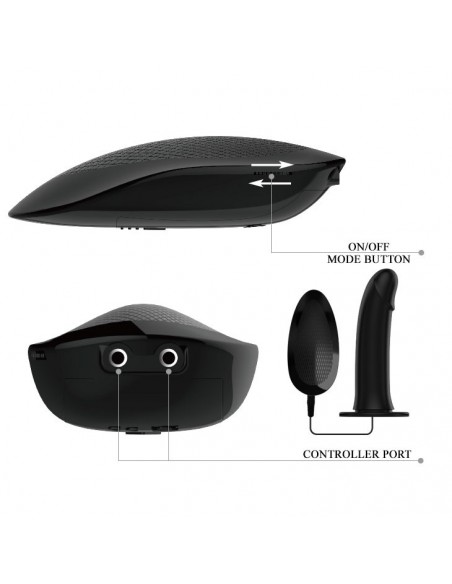 Wibrator Na Pasku Vito Vibratin Hollow Strap-On 6,8 Inch - Strap-ony, dilda na pasku z wibracją - 6