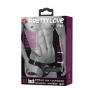 Strap-on Vito z regulowanym pasem, wibrujący, silikonowy, 17,3 cm - 8