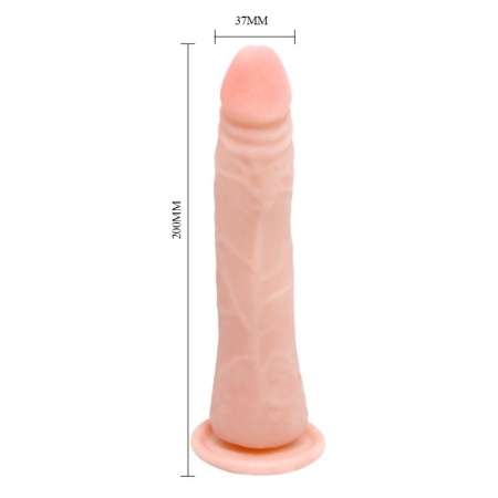 Wibrator Flexible Real Penis - elastyczny, z przyssawką - 4