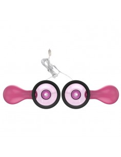 Pompki na sutki BAILE - Crazy Beauty Vibrating Niple Sucker - Pompki do sutków i pochwy - 1 2