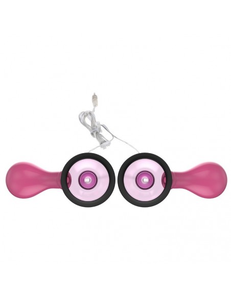 Pompki na sutki BAILE - Crazy Beauty Vibrating Niple Sucker - Pompki do sutków i pochwy - 2