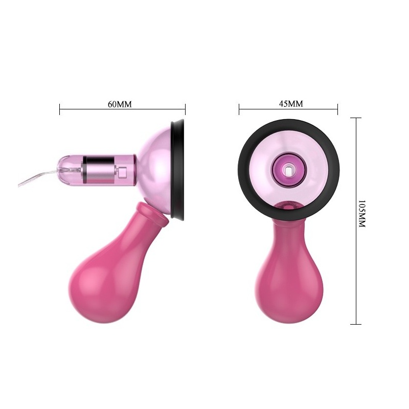 Wibrator próżniowy do sutków Crazy Beauty 10,5 cm - 4