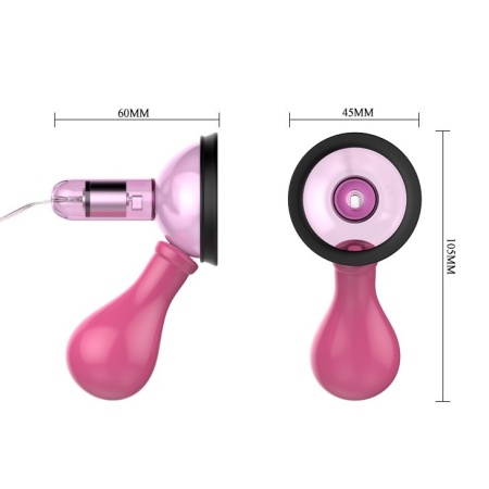 Wibrator próżniowy do sutków Crazy Beauty 10,5 cm - 4