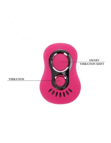 Pompki na sutki BAILE - Crazy Beauty Vibrating Niple Sucker - Pompki do sutków i pochwy - 5