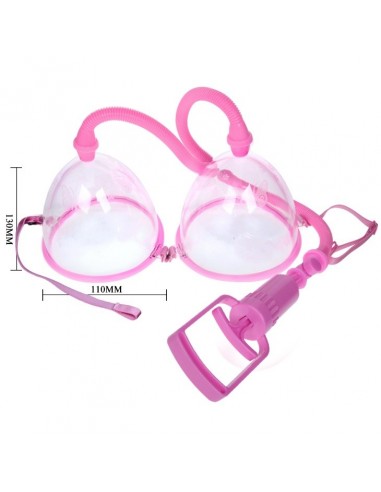 Pompka do piersi BAILE - Breast Pump Twin Cups - Pompki do sutków i pochwy - 4
