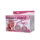 Podwójna pompka próżniowa do piersi Twin Cups z ręcznym tłokiem, klosz 13 cm - 6