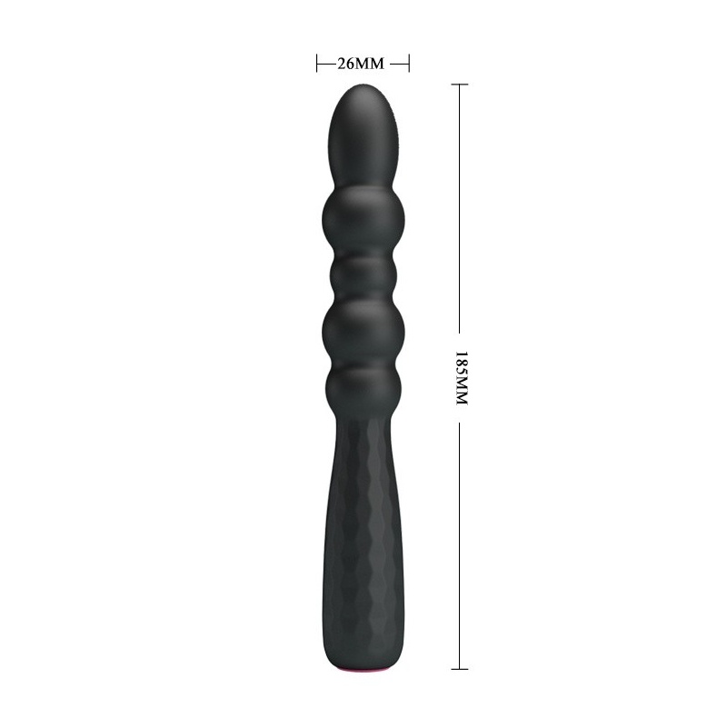 Wibrator analny Monroe elastyczny 12 funkcji 18,5 cm - 7