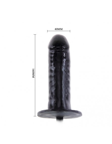 Wibrujący korek analny BAILE - Bigger Joy Inflatable Vibrating Dong - Kulki i korki analne wibrujące - 4