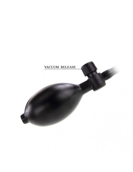 Wibrujący korek analny BAILE - Bigger Joy Inflatable Vibrating Dong - Kulki i korki analne wibrujące - 5