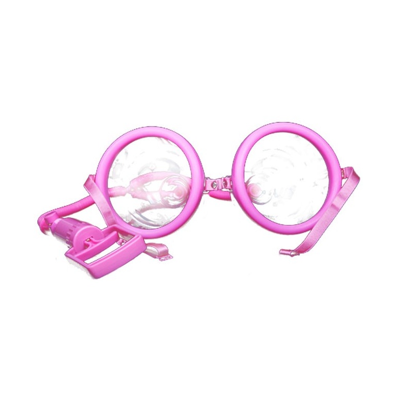 Pompka próżniowa do biustu Twin Cups z podwójnymi miseczkami o średnicy 10 cm - 3