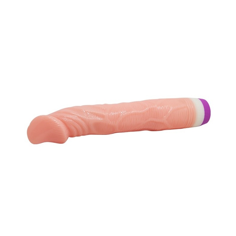 Wibrator Waves of Pleasure Fantasy Vibe 22 cm z realistyczną siatką żylną i regulowanymi wibracjami - 3