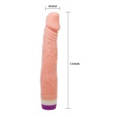 Wibrator Waves of Pleasure Fantasy Vibe 22 cm z realistyczną siatką żylną i regulowanymi wibracjami - 4