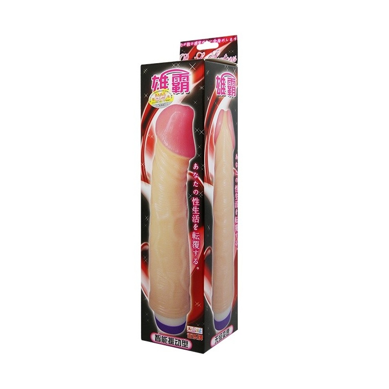Wibrator Waves of Pleasure Fantasy Vibe 22 cm z realistyczną siatką żylną i regulowanymi wibracjami - 7