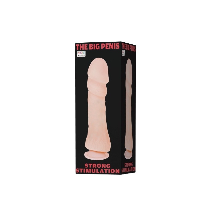 Dildo The Big Penis z przyssawką i realistycznymi żyłkami - 5
