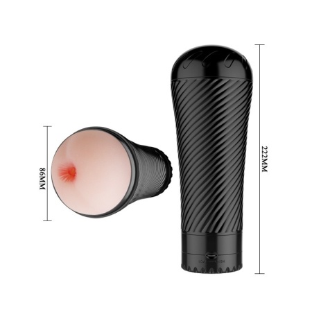 Masturbator wibracyjny Pink Butt 23 cm - 4