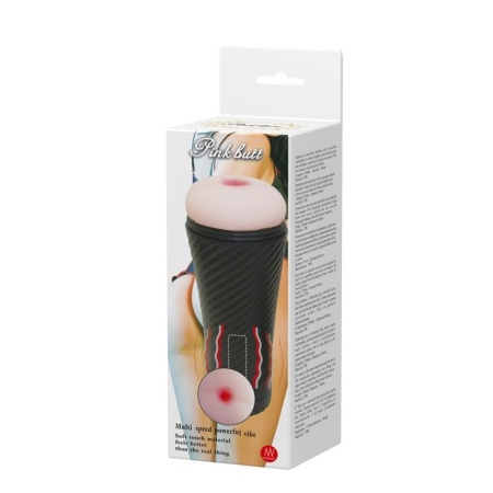 Masturbator wibracyjny Pink Butt 23 cm - 7
