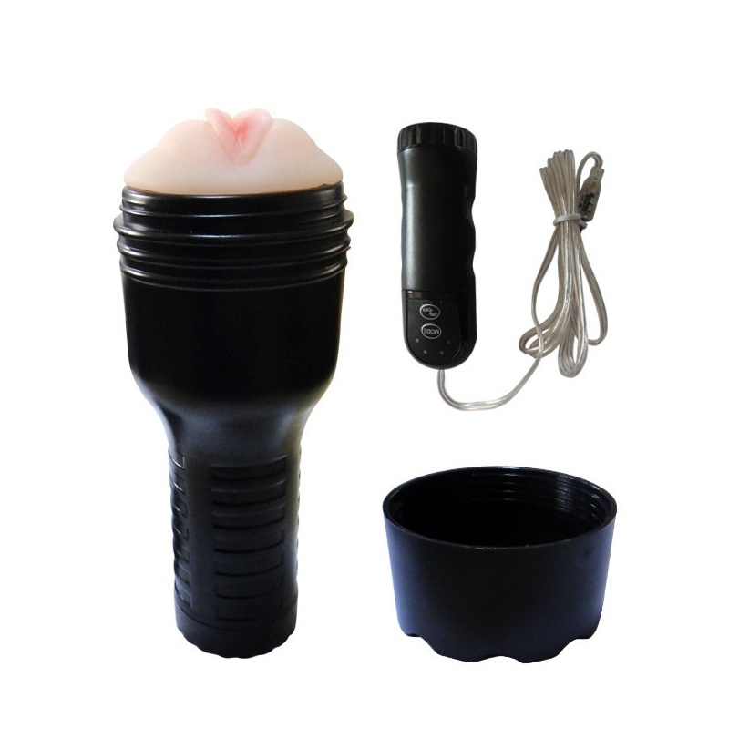 Masturbator Pink Lady Vibrating 25,5 cm - 1
