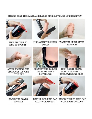 Masturbator Z Wibracjami Ozzy - Masturbatory i Sztuczne pochwy - 5