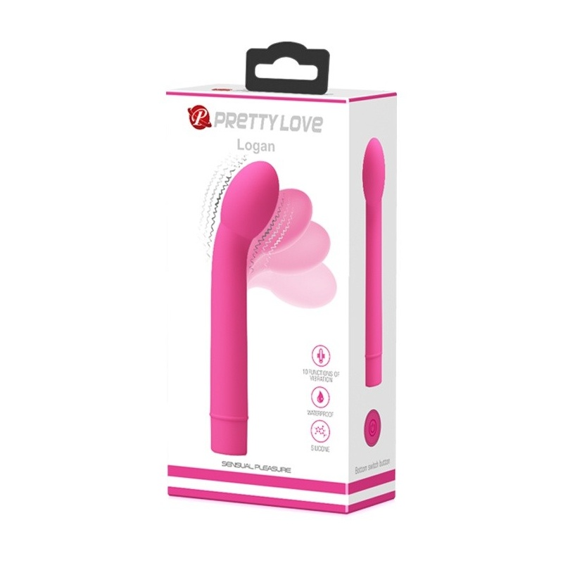 Wibrator punktu G Logan z 10 funkcjami wibracji, 16 cm - 2