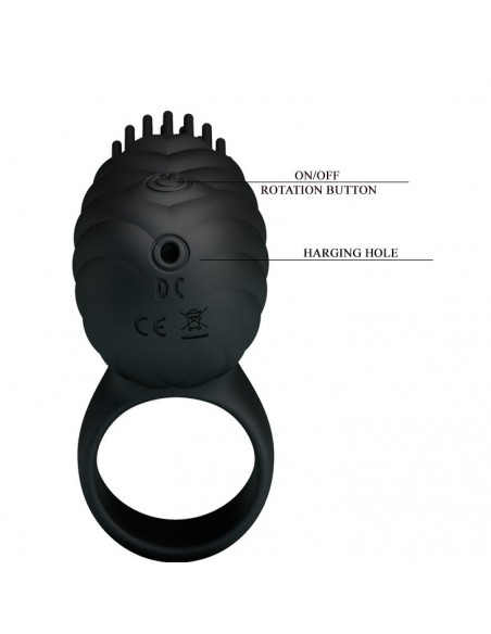 Pierścien erekcyjny wibrujący Hedda Rotating teaser - Pierścienie erekcyjne wibrujące - 7