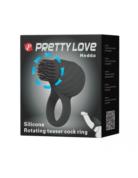 Pierścien erekcyjny wibrujący Hedda Rotating teaser - Pierścienie erekcyjne wibrujące - 2