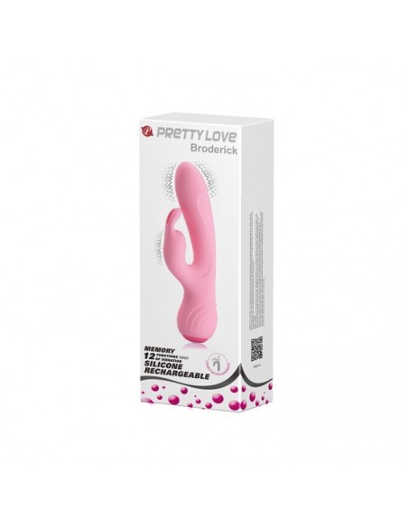 Stylowy Wibrator Króliczek BRODERICK 12 Funkcji - Wibratory Króliczki - 8