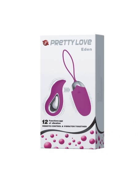 Bezprzewodowe jajeczko wibrujące EDEN USB 12 suction functions - Wibratory Jajeczka - 3