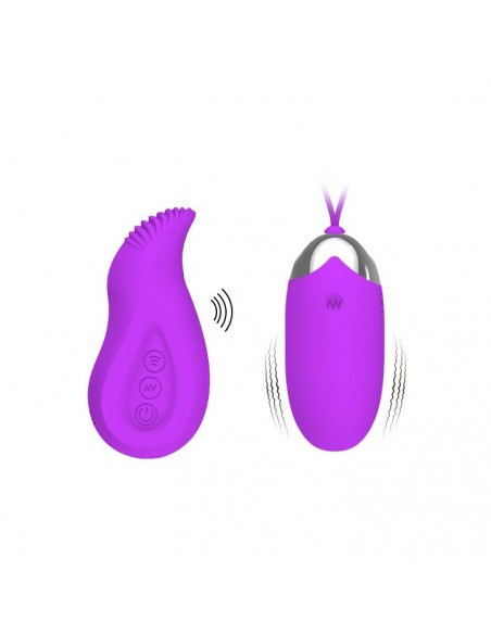 Bezprzewodowe jajeczko wibrujące EDEN USB 12 suction functions - Wibratory Jajeczka - 7