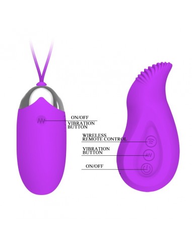 Bezprzewodowe jajeczko wibrujące EDEN USB 12 suction functions - Wibratory Jajeczka - 10