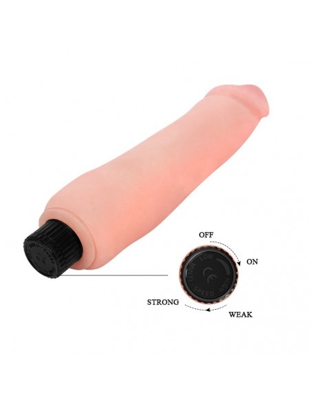 Realistyczny wibrator BAILE - Flexible Vibrator - Real Penis - Wibratory Realistyczne - 4